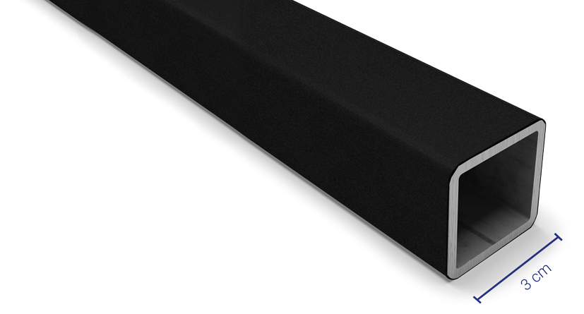 Stalen profiel van het Bruno metalen bed